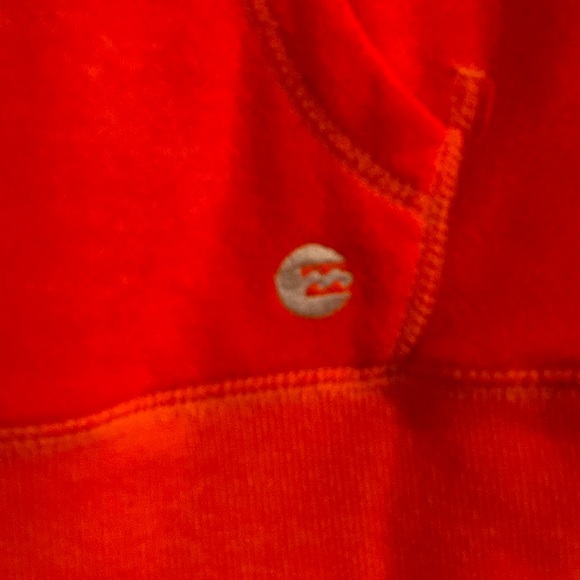 Thin florescent orange hoodie - Picture 3 of 4